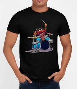 T-shirt Animal Drummer Muppet Temu Shein maglietta film classico regalo retrò - Foto 1 di 9