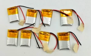 Baterías LiPo 3.7V 90mAh 401215 Recargables Litio Polímero Paquete de 8 - Imagen 1 de 2