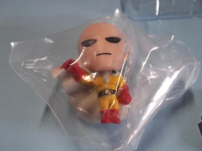 One Punch Man Saitama Straight Face2.5"in Mini Figure Zag Toys 2016 "Open Bag" - Image 1 of 4