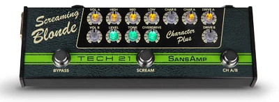 Tech 21 SansAmp Character Plus Series Screaming Blonde Guitar pedal. B- stock - Image 1 of 3