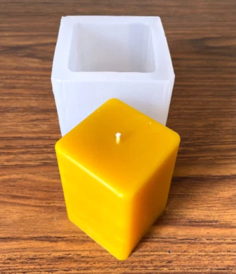 Silicone Square Pillar candle mold 3.5'' - Image 1 of 4