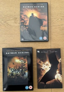Batman Begins Two Disc Deluxe Edition DVD Lenticular Slip Case & Comic Book - Picture 1 of 6