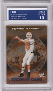 PEYTON MANNING ROOKIE CARD 1998 Trophy Case Volunteers RARE GEM MINT 10 $$ RC - Picture 1 of 1