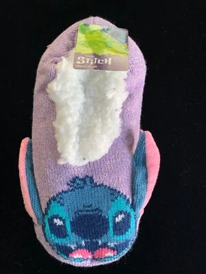 Calcetines Deportivos Stitch Lavanda y Piel Sintética Blancos, Talla 9-11, Talla de Zapato 4-10, Nuevos con Etiquetas Foto 1 de 4