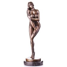 Bronze Skulptur Weiblicher Akt Erotik Pur 55cm Echt Bronze Signiert NEU yb354