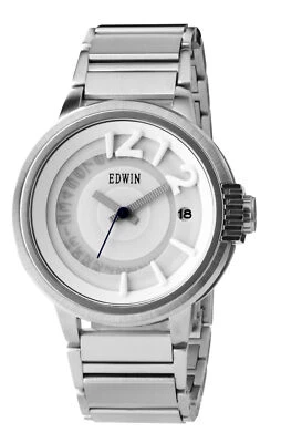Reloj Edwin EDITION Hombre 3 Manualidades Fecha, Caja Acero Inoxidable con Acero Inoxidable Foto 1 de 4