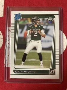Zach Wilson 2021 Panini Donruss #252 Rated Rookie RC Card mint New York Jets - Picture 1 of 2