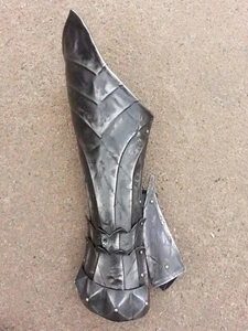 Par de brazaletes ennegrecidos con guantes de metal caballero mujer cosplay armadura mujer - Imagen 1 de 4
