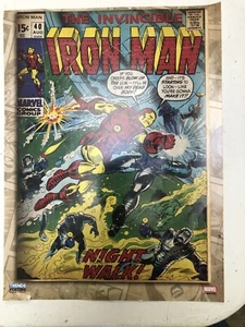 The Invincible Iron Man #40 von George Tuska Marvel Comic Book Poster - Bild 1 von 3