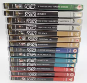 Cinema Club Agatha Christie's Poirot Collection DVD Bundle x 14 Region 2 - Picture 1 of 17