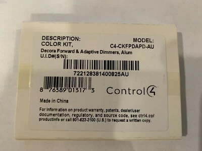 Control4 Color Kit Adaptive Phase Dimmers Aluminum C4-CKFPDAPD-AU - FREE SHIP - Image 1 of 2
