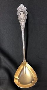 Große Suppenkelle aus Sterlingsilber. Wood & Hughes Murillo Muster (1875) 13,5" - Bild 1 von 5