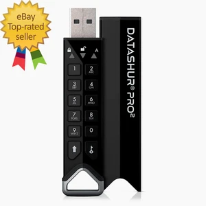 Datashur PRO2 128 GB Secure Flash Drive FIPS 140-2 Level 3 Certified Password - Picture 1 of 7