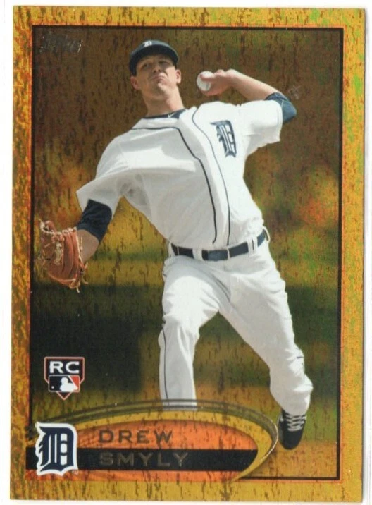 Drew Smyly 2012 Topps Update Gold Sparkle Rookie Card #US221 - Image 1 of 1