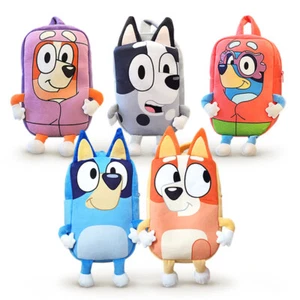 Bluey Anime Backpack Toys Bingo Muffin Cartoon Dog Mini Kindergarten Children Sc - Picture 1 of 16
