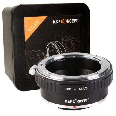 K&F Concept Nikon-M4/3 Adapter Nikon to Micro Four Thirds NIK-MFT M43 (KF06.078) - Image 1 of 4