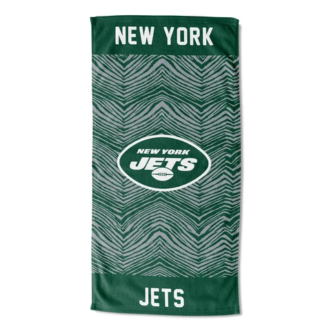Northwest NFL New York Jets State Line Beach Towel, 30x60 Cover
