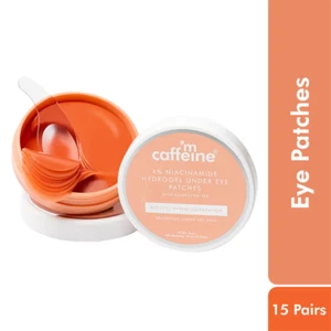 MCaffeine 4% Niacinamide Brightening Hydrogel Under Eye Patches (15 Pairs) - Picture 1 of 10