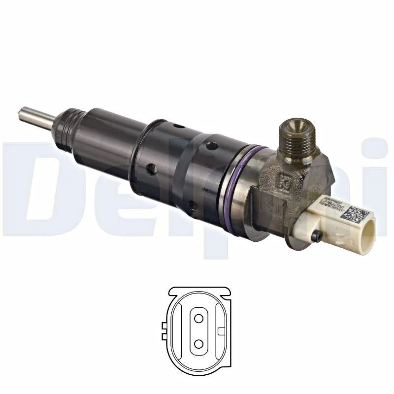 DELPHI Injector For VOLVO Fh III Fm 330 370 410 450 II Fmx 05-21 22459522 - Image 1 of 1