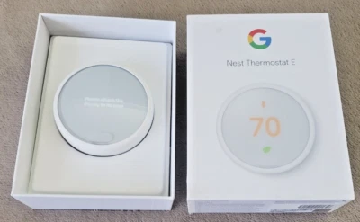 Google Nest Thermostat E, A0063, T4000ES Wi-Fi App Smart Wifi Thermostat - Image 1 of 4