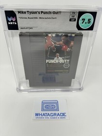 Mike Tyson's Punch-Out!! Carrito Nintendo NES 1987 💎 WATA 7.5 💎 1&ordf; impresi&oacute;n blanco