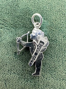 Vintage Sterling Silver Cupid Angel with Love Darts Charm - Picture 1 of 6