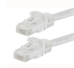 CAT6 Ethernet Patch Cord for Router Internet Network Cable White 25FT- 200FT LOT - Picture 1 of 33
