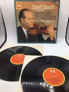DAVID OISTRACH 2 LP SET Die Grossen Violinkonzerte NICE COPY 1954 RL0456 - Picture 1 of 9