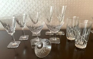 10-teiliges Set Gläser Villeroy & Boch V&B Serie Festival Kristall Kerbschliff - Bild 1 von 12