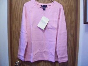 QVC Denim & Co. Flat Back Ribbed Sweatshirt Size M - Bild 1 von 4