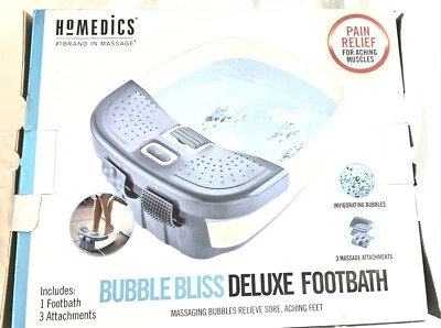 Baño de pies Ho Medic Bubble Bliss Deluxe en caja Foto 1 de 4