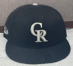 Colorado Rockies MLB NE AC 2018 Alt 3 eng anliegende Mütze ~ schwarz - Bild 1 von 3