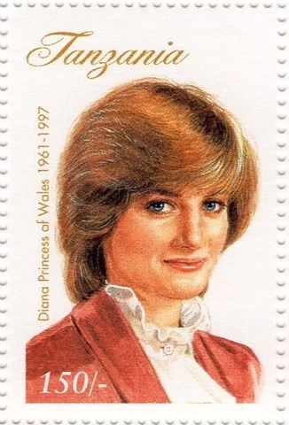 Tanzania #Mi2842 MNH 1998 Princess Diana Queen of Hearts Roses [1665] Cover