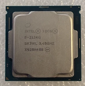 Intel Xeon E-2124G 3.40GHz 4-Core 8MB LGA1151 Server CPU Processor SR3WL 71W - Afbeelding 1 van 1