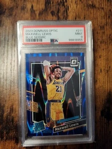 2023 Donruss Optic Blue Seismic #211 Maxwell Lewis /249 PSA 9 ROOKIE - Picture 1 of 2