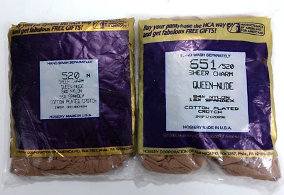2 x Silkies Dije Transparente 651/520 REINA Desnudo Hecho en EE. UU. De Colección Foto 1 de 2