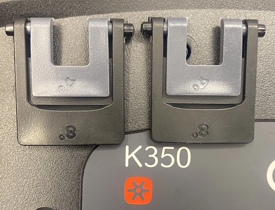 Genuine OEM Replacement Keyboard Feet for Logitech K350 MK570 K550 Set Of 2 - Image 1 of 1