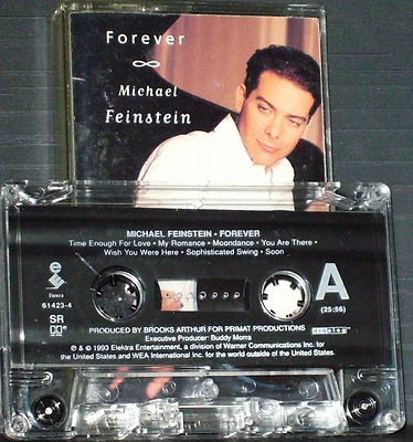 Michael Feinstein ‎Forever CASSETTE ALBUM 13 tracks Smooth Jazz 1993 US ISSUE - Image 1 of 3