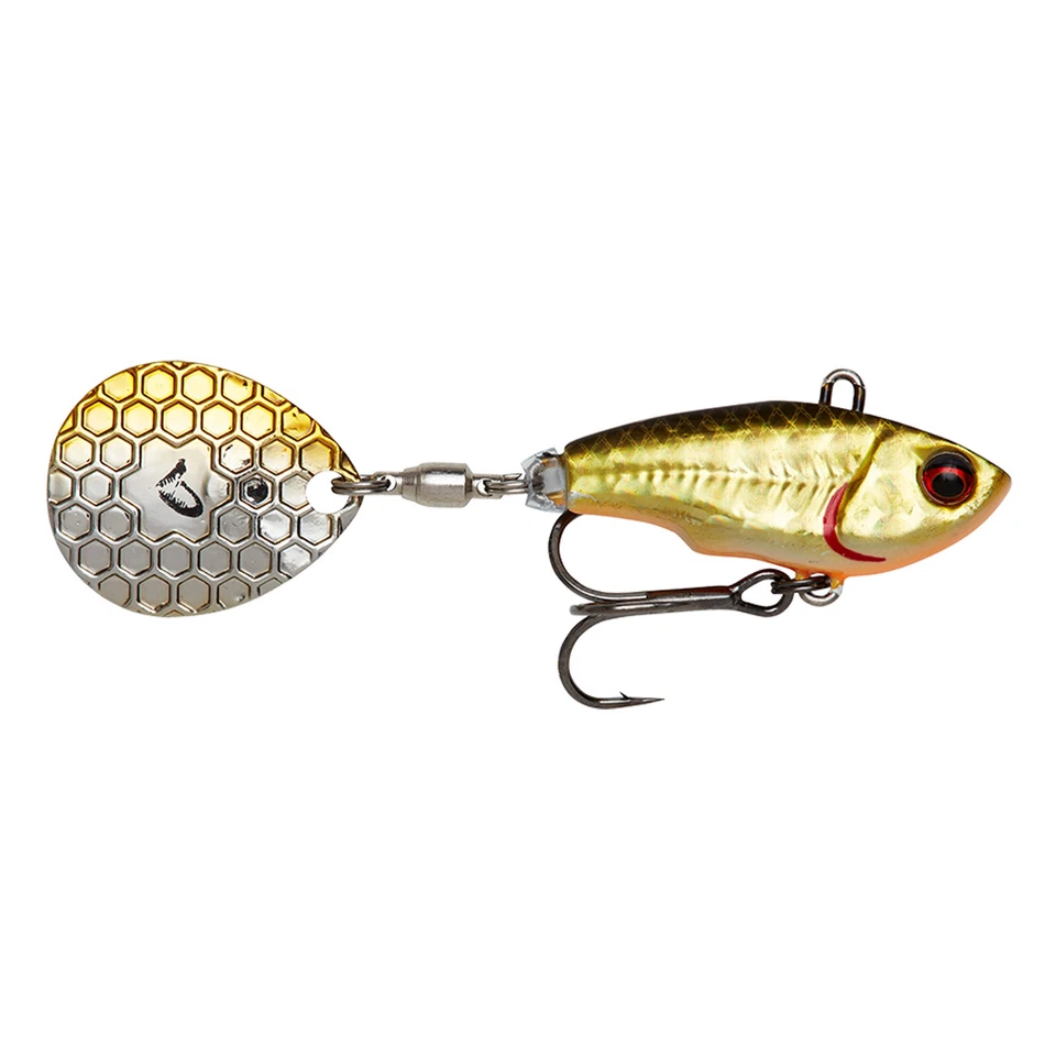 Savage Gear Fat Tail Spin 9-24g Sinking Jig Spinner Forelle Barsch Zander Hecht - Bild 1 von 1