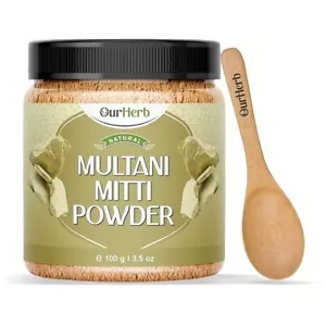 Natural Multani Mitti Powder for Exfoliating Soothing Nourishing Face skin Hair - Picture 1 of 5