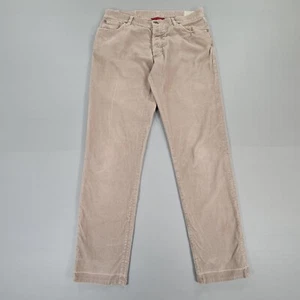 Brunello Cucinelli Mens Trousers Beige 48 W32 L31 Corduroy Pants Cotton Cashmere - Picture 1 of 10