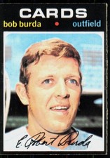 1971 Topps Base Set Bob Burda St. Louis Cardinals #541