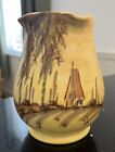 Seltene Radford Burslem Keramik 6"" Vase bemalt von J.Harrison