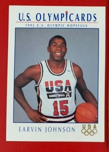 NBA EARVIN MAGIC JOHNSON Impel 1992 USA Basketball Olympicards Trading CARD #11 - Bild 1 von 2