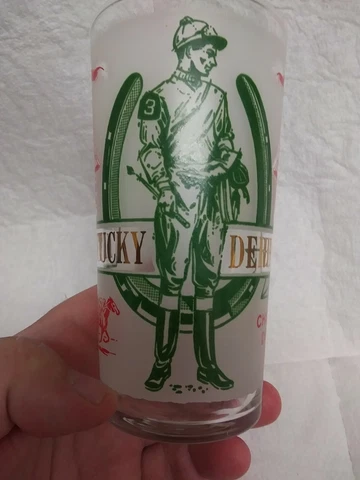 1969 Kentucky Derby Official Frosted Mint Julep Glass - Churchill Downs Cover