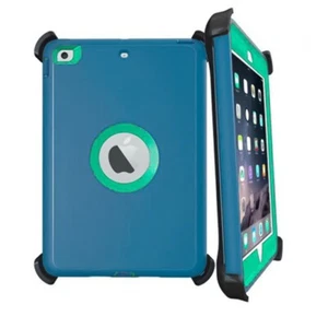 Heavy Duty Shockproof Case Cover W/Stand TEAL/TEAL for iPad Air 1 A1474 A1475 - Picture 1 of 1
