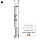 Be Kind...of A Bi*ch-hidden Message Necklace, Personalized 3d Engraving Necklace