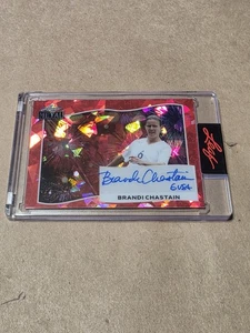 2025 Leaf Metal Independence Day Crystal Fireworks Brandi Chastain 1/2 Auto - Picture 1 of 2