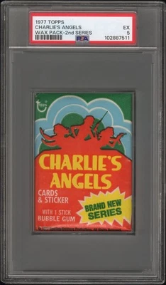 1977 Topps Charlie's Angels 2nd Series Wax Pack Graded PSA 5 - Image 1 of 2