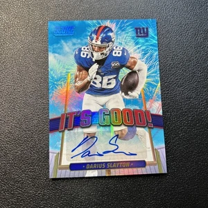2025 Score It’s Good Darius Slayton Autograph New York Giants Rare SP Hit - Bild 1 von 2